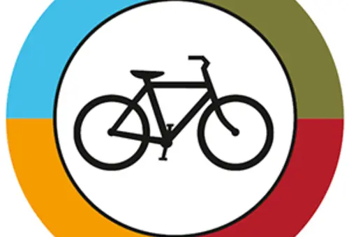 Logo mit Fahrrad