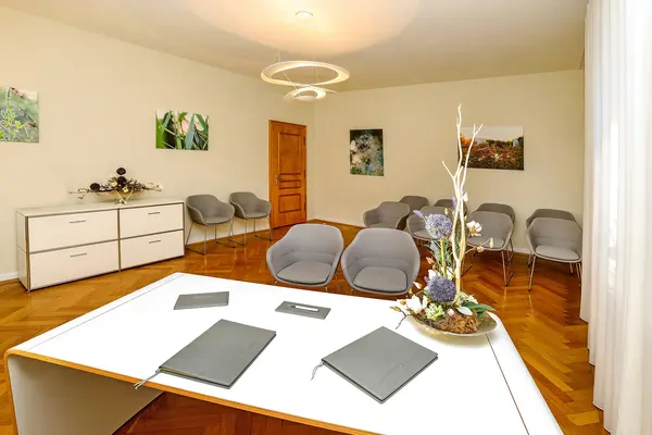 Das gemütliche Hochzeitszimmer ist in der zweiten Etage gelegen.