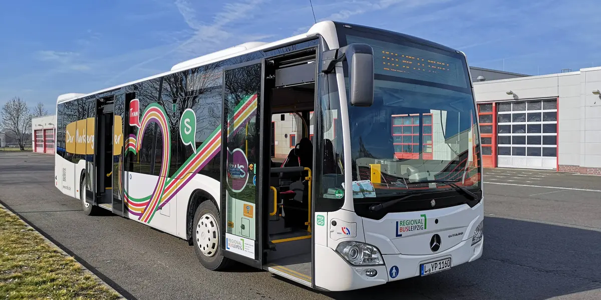Ein Normalbus von Regionalbus Leipzig.