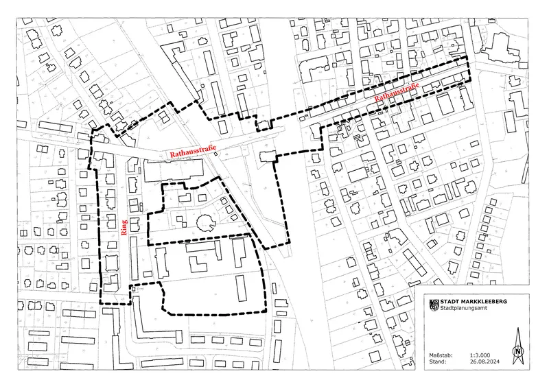 Das Fördergebiet in der Innenstadt