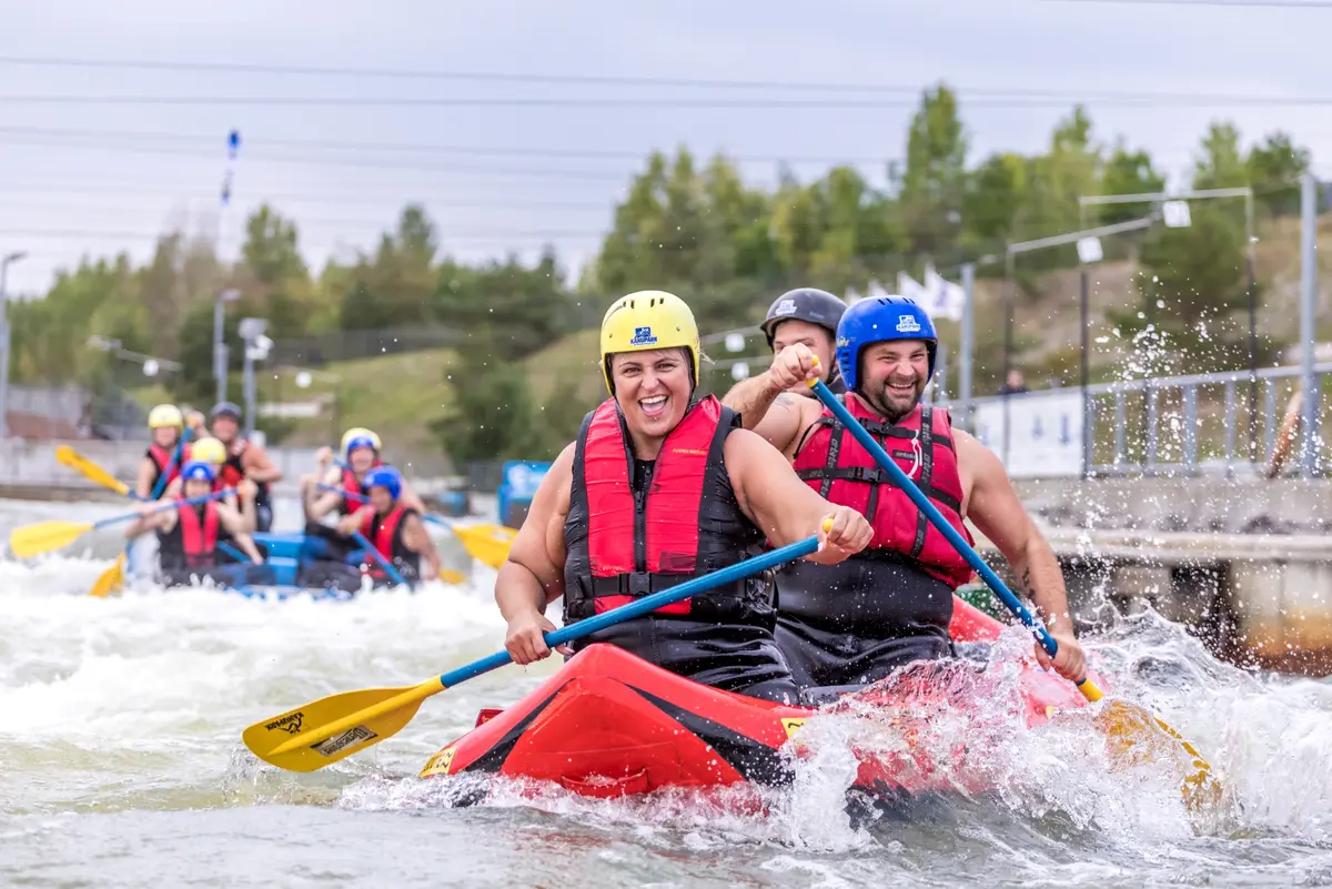 Rafting im Kanupark Markkleeberg