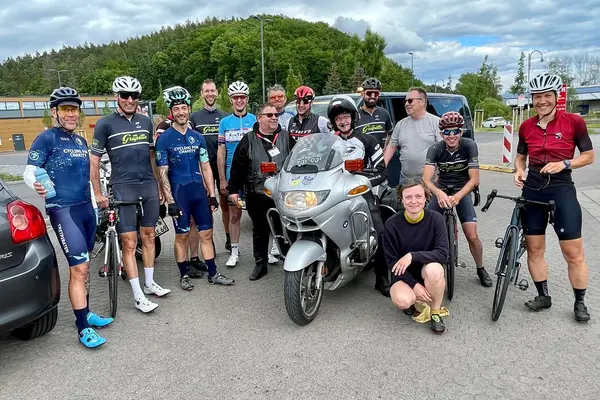 Gruppenfoto am ersten Tag der Tour