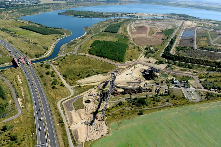 Bergbau-Technik-Park von oben